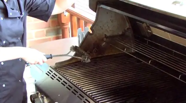 Cleaning grates and burners